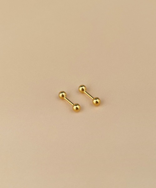 CEMONEMO(セモネモ)の「【金属アレルギー対応】 デイリー メタルボール ポイント ピアス / silver925(ピアス(両耳用)・レディース・ゴールド/シルバー・FREE)」の8枚目の写真