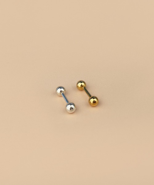 CEMONEMO(セモネモ)の「【金属アレルギー対応】 デイリー メタルボール ポイント ピアス / silver925(ピアス(両耳用)・レディース・ゴールド/シルバー・FREE)」の11枚目の写真
