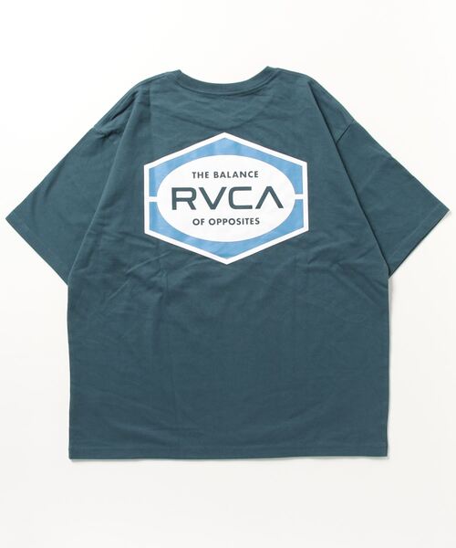 RVCA(ルーカ)の「RVCA/ルーカ オーバーサイズ バックプリントTシャツ/クルーネックTEE/半袖Tシャツ BD041-224(Tシャツ/カットソー・メンズ・ダークブルー/ブラック/ホワイト・L/M/XL)」の16枚目の写真