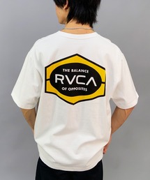 RVCA/ルーカ オーバーサイズ バックプリントTシャツ/クルーネックTEE/半袖Tシャツ BD041-224