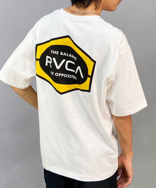 RVCA(ルーカ)の「RVCA/ルーカ オーバーサイズ バックプリントTシャツ/クルーネックTEE/半袖Tシャツ BD041-224(Tシャツ/カットソー・メンズ・ダークブルー/ブラック/ホワイト・L/M/XL)」の6枚目の写真