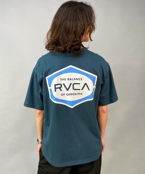 RVCA(ルーカ)の「RVCA/ルーカ オーバーサイズ バックプリントTシャツ/クルーネックTEE/半袖Tシャツ BD041-224(Tシャツ/カットソー・メンズ・ダークブルー/ブラック/ホワイト・L/M/XL)」の12枚目の写真