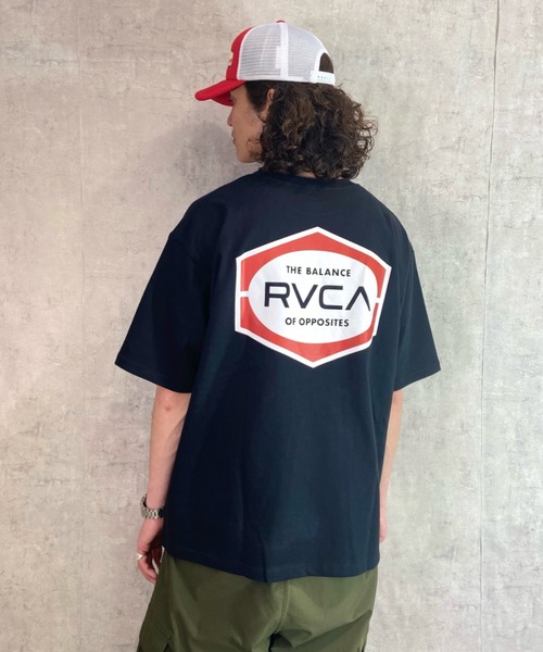 RVCA(ルーカ)の「RVCA/ルーカ オーバーサイズ バックプリントTシャツ/クルーネックTEE/半袖Tシャツ BD041-224(Tシャツ/カットソー・メンズ・ダークブルー/ブラック/ホワイト・L/M/XL)」の22枚目の写真