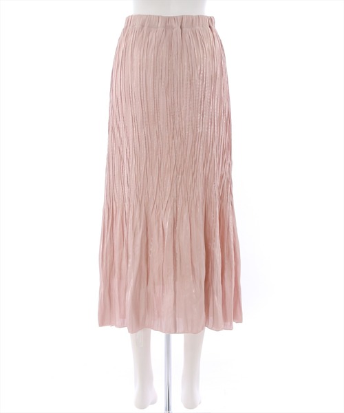 clear（クリア）の「シャイニープリーツスカート[春 夏 大活躍 着回し抜群 大人 カジュアル こなれ感]（スカート・レディース・ベージュ/ラベンダー/ピンク・F）」の7枚目の写真