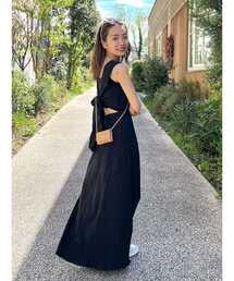 Ungrid | バックデザインノースリワンピース(ワンピース)