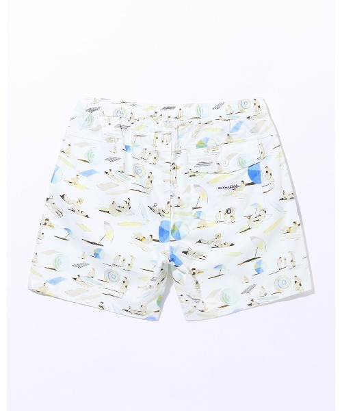 TCSS（ティーシーエスエス）の「BOARD SHORTS/Critical Slide(クリティカルスライド)TCSSビーチモチーフ総柄プリントウエストゴムスイムボードショーツ サーフトランクス【水着】（水着・メンズ・ブラック/ホワイト・32inch/30inch/28inch/34inch）」の5枚目の写真