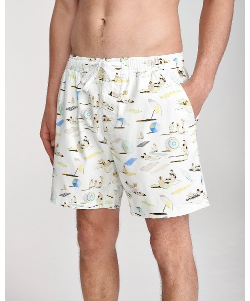 TCSS（ティーシーエスエス）の「BOARD SHORTS/Critical Slide(クリティカルスライド)TCSSビーチモチーフ総柄プリントウエストゴムスイムボードショーツ サーフトランクス【水着】（水着・メンズ・ブラック/ホワイト・32inch/30inch/28inch/34inch）」の22枚目の写真