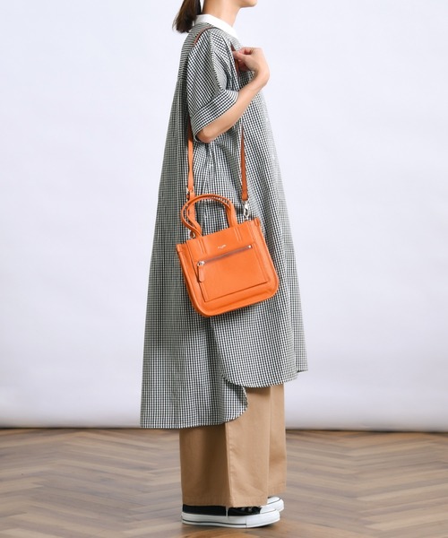 folka（フォルカ）の「1-ストライプ オーバーシャツ 半袖 ワンピース ワイドシルエット ギンガムチェック ストライプ チェック（シャツワンピース・レディース・ブラック×ホワイト/ネイビー×ホワイト・ONE SIZE）」の4枚目の写真