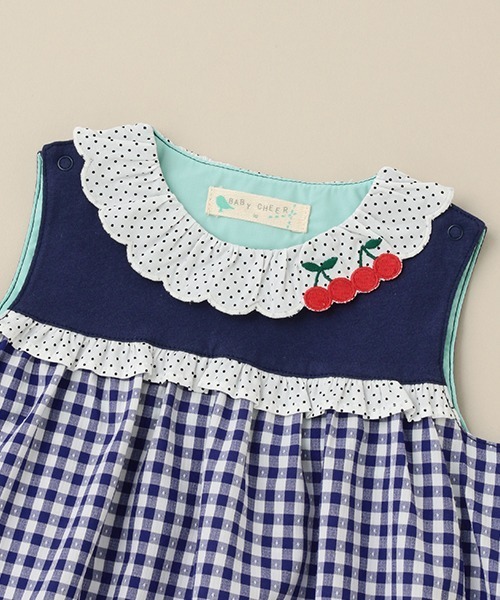 baby cheer（ベイビーチアー）の「さくらんぼチュニック（チュニック・キッズ・ネイビー/レッド・100cm/90cm/120cm/80ｃｍ/110cm）」の9枚目の写真