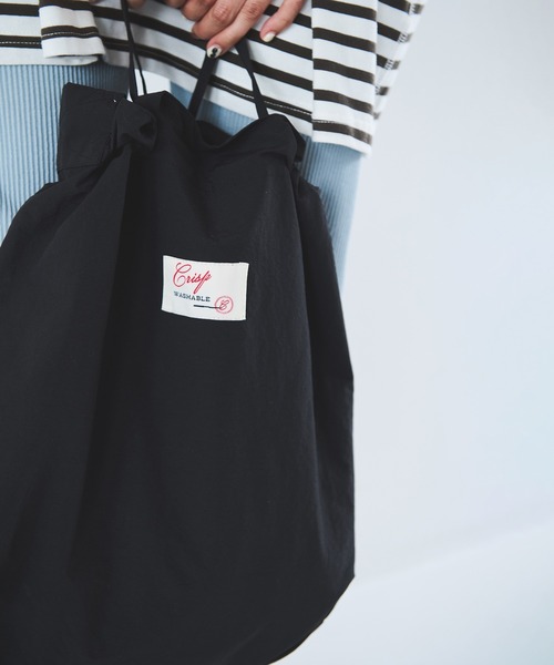 Crisp（クリスプ）の「ナイロンショルダーバッグ（ショルダーバッグ・レディース・ブラック/アイボリー/ブラウン・FREE）」の10枚目の写真