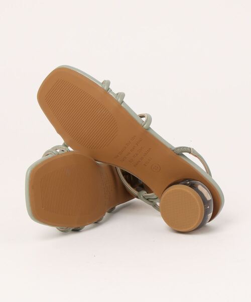 ORiental TRaffic（オリエンタルトラフィック）の「■クリアヒールアシンメトリーサンダル/31257（サンダル・レディース・ベージュ/オレンジ/グリーン・M/S/L/3L/LL/SS）」の22枚目の写真