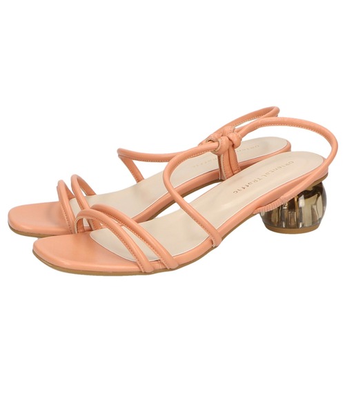 ORiental TRaffic（オリエンタルトラフィック）の「■クリアヒールアシンメトリーサンダル/31257（サンダル・レディース・ベージュ/オレンジ/グリーン・M/S/L/3L/LL/SS）」の12枚目の写真