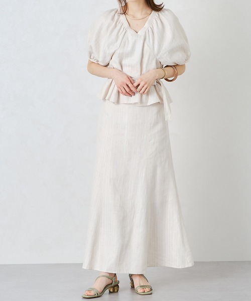 ORiental TRaffic（オリエンタルトラフィック）の「■クリアヒールアシンメトリーサンダル/31257（サンダル・レディース・ベージュ/オレンジ/グリーン・M/S/L/3L/LL/SS）」の9枚目の写真