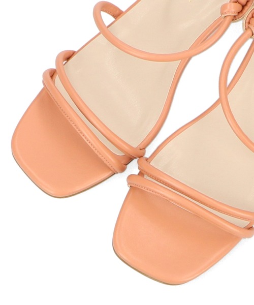 ORiental TRaffic（オリエンタルトラフィック）の「■クリアヒールアシンメトリーサンダル/31257（サンダル・レディース・ベージュ/オレンジ/グリーン・M/S/L/3L/LL/SS）」の18枚目の写真