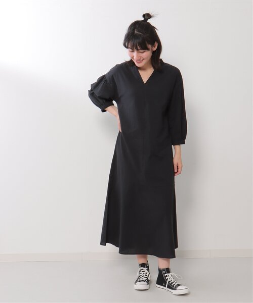 LBC（エルビーシー）の「コットンボイルマーメードワンピ（ワンピース・レディース・ダークグリーン/ブラック/ベージュ・M）」の15枚目の写真