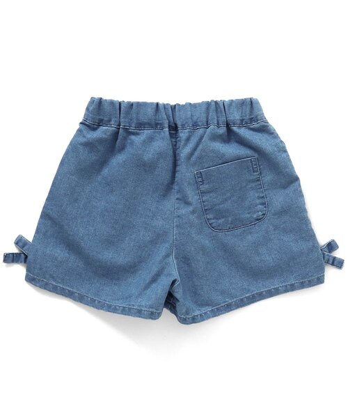 Seraph(セラフ)の「裾リボンショートパンツ(その他パンツ・キッズ・サックスブルー/レモンイエロー/ラベンダー/ベージュ・90/100/110/120/130/140)」の5枚目の写真