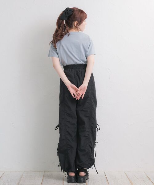 ems excite（エムズエキサイト）の「サイドリボンナイロンPT（その他パンツ・レディース・ブラック/ナチュラル/ピンク/ライトブルー/ベージュ・FREE）」の13枚目の写真