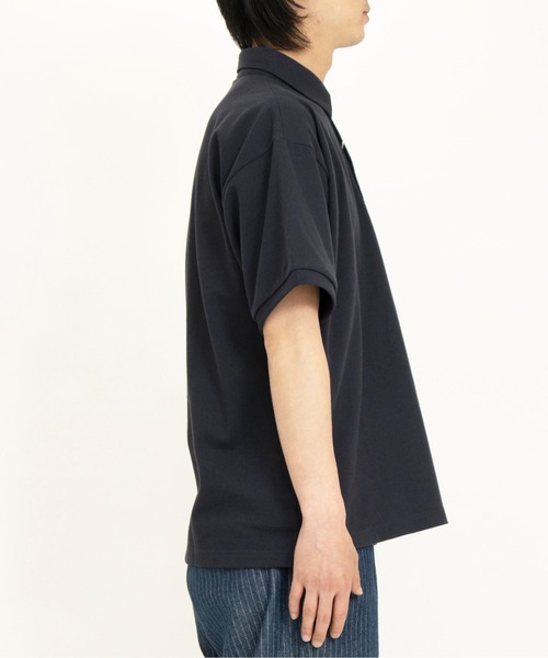 UNIVERSAL OVERALL（ユニバーサルオーバーオール）の「ポロシャツ / オーバーポロシャツ　/ OVER POLO SHIRT（ポロシャツ・メンズ・オレンジ/ホワイト/ネイビー・MEDIUM/LARGE）」の15枚目の写真