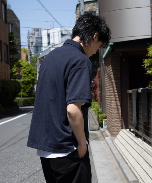 UNIVERSAL OVERALL（ユニバーサルオーバーオール）の「ポロシャツ / オーバーポロシャツ　/ OVER POLO SHIRT（ポロシャツ・メンズ・オレンジ/ホワイト/ネイビー・MEDIUM/LARGE）」の21枚目の写真