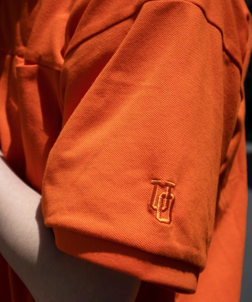 UNIVERSAL OVERALL（ユニバーサルオーバーオール）の「ポロシャツ / オーバーポロシャツ　/ OVER POLO SHIRT（ポロシャツ・メンズ・オレンジ/ホワイト/ネイビー・MEDIUM/LARGE）」の16枚目の写真