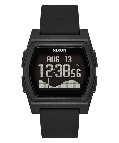 NIXON（ニクソン）の「【NIXON/ニクソン】Rival　時計　デジタル　電池式　世界550カ所以上のビーチタイド情報（デジタル腕時計・メンズ・ブラック/ピンク/グリーン系その他・FREE）」の2枚目の写真