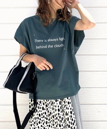 Q | ロゴリラックスT(Tシャツ/カットソー)