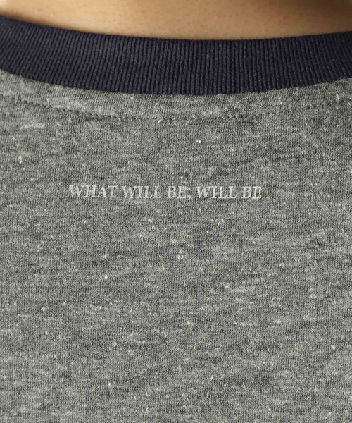 niko and...（ニコアンド）の「アレンジリンガーアソートTシャツ（Tシャツ/カットソー・レディース・ホワイト/チャコール/イエロー/オフホワイト・MEDIUM/LARGE）」の7枚目の写真