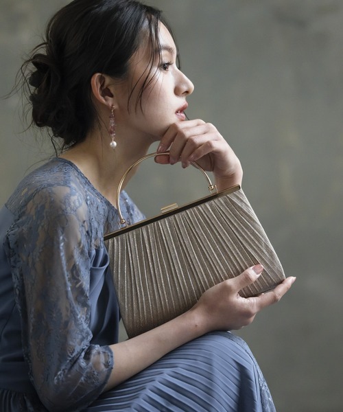 DRESS PLUS（ドレスプラス）の「パーティーバッグ 2WAY ハンドバッグ 結婚式（クラッチバッグ・レディース・ロイヤルブルー/シャンパン/シルバー/ブラック・フリー）」の4枚目の写真