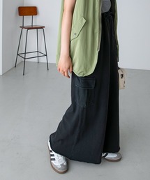 forksy. | 【forksy.】ガーメントダイスウェットカーゴスカート(スカート)