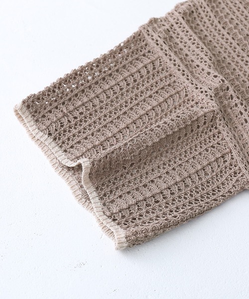 n'OrLABEL（ノアールレーベル）の「【廃盤】『透かし編みバイカラーニット』（ニット/セーター・レディース・ブラック/ベージュ/マスタード・FREE）」の19枚目の写真