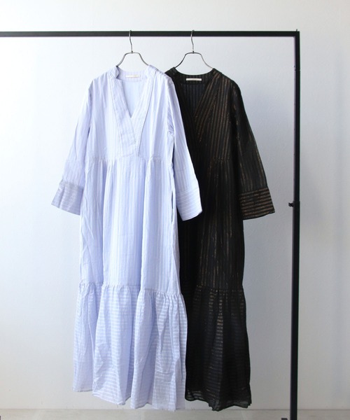 新品☺︎ne Quittez pasヌキテパ ティアードドレス　ワンピース ne Quittez pas ヌキテパ ティアードドレス 2024AW