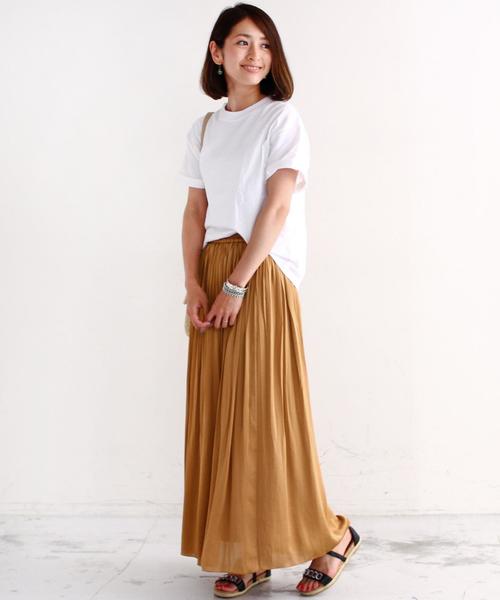 BEAUTY&YOUTH UNITED ARROWS(ビューティーアンドユースユナイテッドアローズ)の「BY ギャザーマキシスカート◆(スカート・レディース・オフホワイト/ベージュ/ネイビー・フリー)」の14枚目の写真
