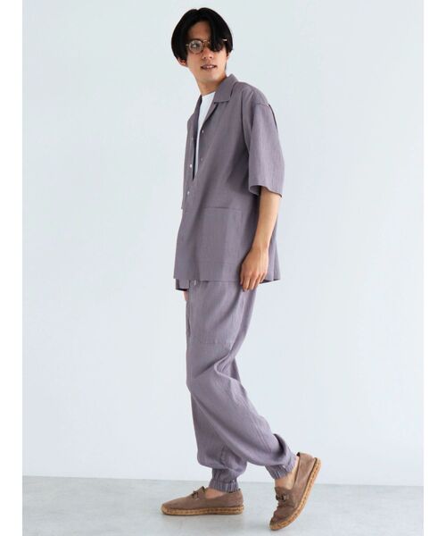 CRAFT STANDARD BOUTIQUE(クラフトスタンダードブティック)の「楊柳イージーパンツ(その他パンツ・メンズ・ブラック/グレー/ブルー・M/L/XL)」の5枚目の写真