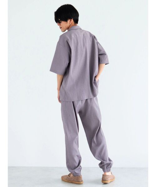 CRAFT STANDARD BOUTIQUE(クラフトスタンダードブティック)の「楊柳イージーパンツ(その他パンツ・メンズ・ブラック/グレー/ブルー・M/L/XL)」の6枚目の写真