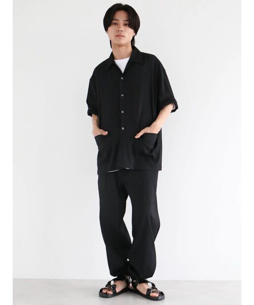 CRAFT STANDARD BOUTIQUE(クラフトスタンダードブティック)の「楊柳イージーパンツ(その他パンツ・メンズ・ブラック/グレー/ブルー・M/L/XL)」の10枚目の写真