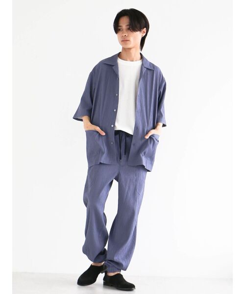 CRAFT STANDARD BOUTIQUE(クラフトスタンダードブティック)の「楊柳イージーパンツ(その他パンツ・メンズ・ブラック/グレー/ブルー・M/L/XL)」の17枚目の写真