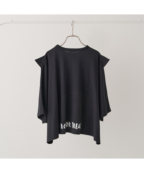 b・ROOM(ビールーム)の「【型崩れしないやわらかコットン】変形ハロウィンTシャツ(Tシャツ/カットソー・キッズ・オレンジ/ブラック・MEDIUM/LARGE)」の22枚目の写真