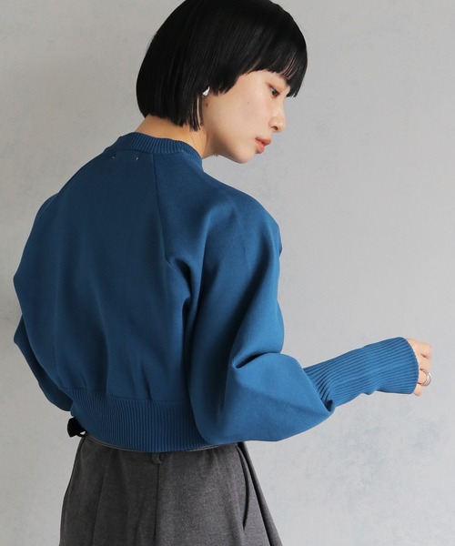 cheriella】WEB限定スウェットライクダンボールニット（ニット