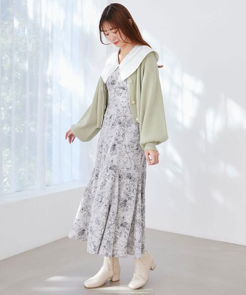 MAJESTIC LEGON(マジェスティックレゴン)の「リブニットソックスブーツ(ブーツ・レディース・アイボリー/ブラック・MEDIUM/LARGE)」の19枚目の写真
