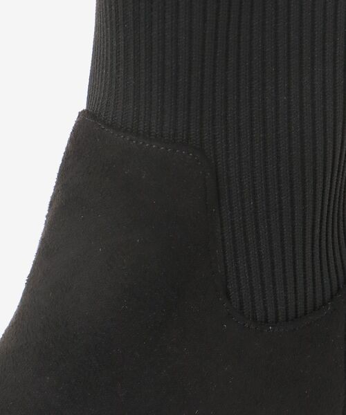 MAJESTIC LEGON(マジェスティックレゴン)の「リブニットソックスブーツ(ブーツ・レディース・アイボリー/ブラック・MEDIUM/LARGE)」の18枚目の写真