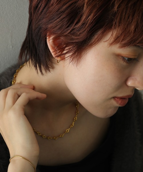 ORLEAN(オルレアン)の「【ORLEAN】シンプルフープピアス 11mm 316L ユニセックス(ピアス(両耳用)・レディース・シルバー/ゴールド・フリー)」の6枚目の写真