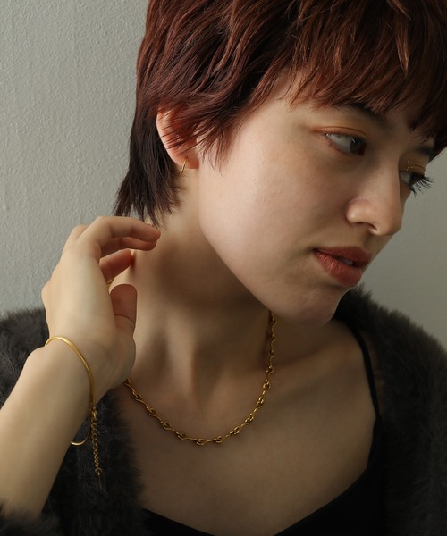 ORLEAN(オルレアン)の「【ORLEAN】シンプルフープピアス 11mm 316L ユニセックス(ピアス(両耳用)・レディース・シルバー/ゴールド・フリー)」の7枚目の写真