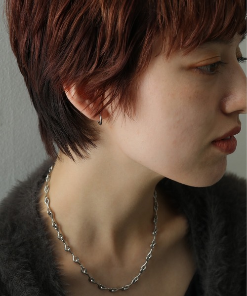 ORLEAN(オルレアン)の「【ORLEAN】シンプルフープピアス 11mm 316L ユニセックス(ピアス(両耳用)・レディース・シルバー/ゴールド・フリー)」の8枚目の写真