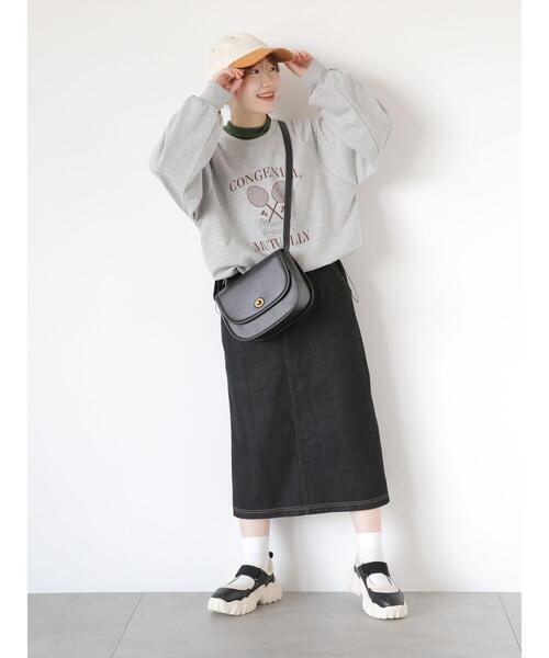 ehka sopo(エヘカソポ)の「【オールマイティボトム】スカート(スカート・レディース・ブラック/グレー/ネイビー・F)」の12枚目の写真