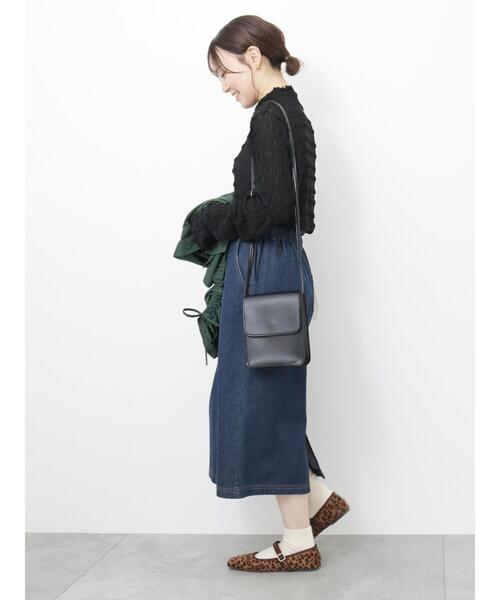 ehka sopo(エヘカソポ)の「【オールマイティボトム】スカート(スカート・レディース・ブラック/グレー/ネイビー・F)」の15枚目の写真