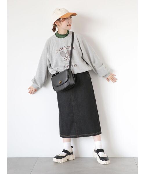 ehka sopo(エヘカソポ)の「【オールマイティボトム】スカート(スカート・レディース・ブラック/グレー/ネイビー・F)」の22枚目の写真