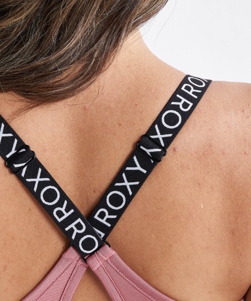 ROXY（ロキシー）の「MY 1ST ROXY TANK/ロキシーUVカット付きドライワンポイントブランドロゴキャミタンクトップ（タンクトップ・レディース・ブラック/ピンク/グリーン/チャコールグレー・LARGE/MEDIUM/SMALL）」の9枚目の写真