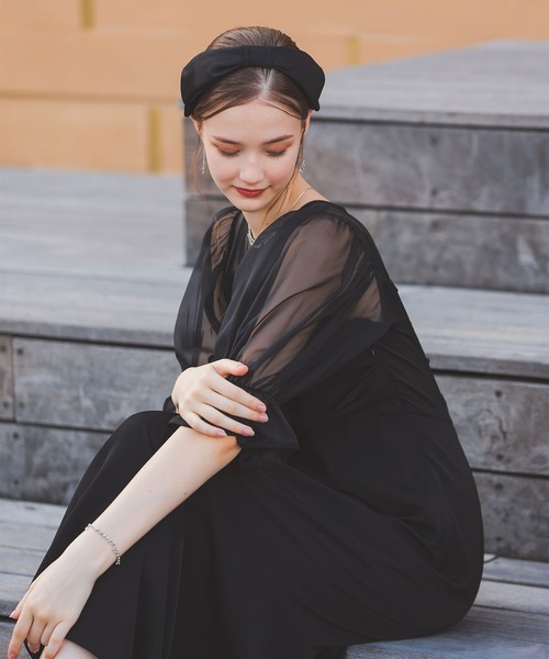 Dorry Doll（ドリードール）の「サテンカチューシャ（カチューシャ・レディース・ブラック・FREE）」の4枚目の写真