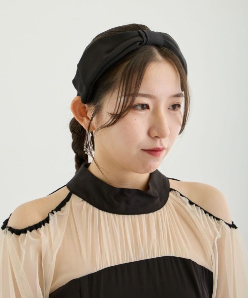 Dorry Doll（ドリードール）の「サテンカチューシャ（カチューシャ・レディース・ブラック・FREE）」の7枚目の写真