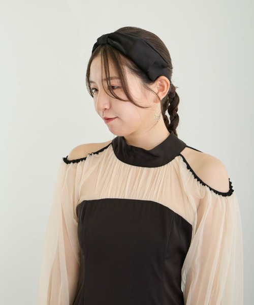 Dorry Doll（ドリードール）の「サテンカチューシャ（カチューシャ・レディース・ブラック・FREE）」の6枚目の写真